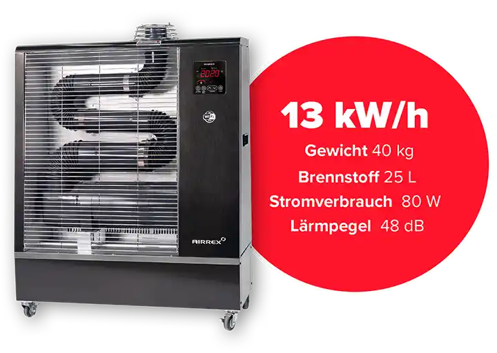 Bioheizgeräte infrarot Airrex - Lichtenfels Schrepfer