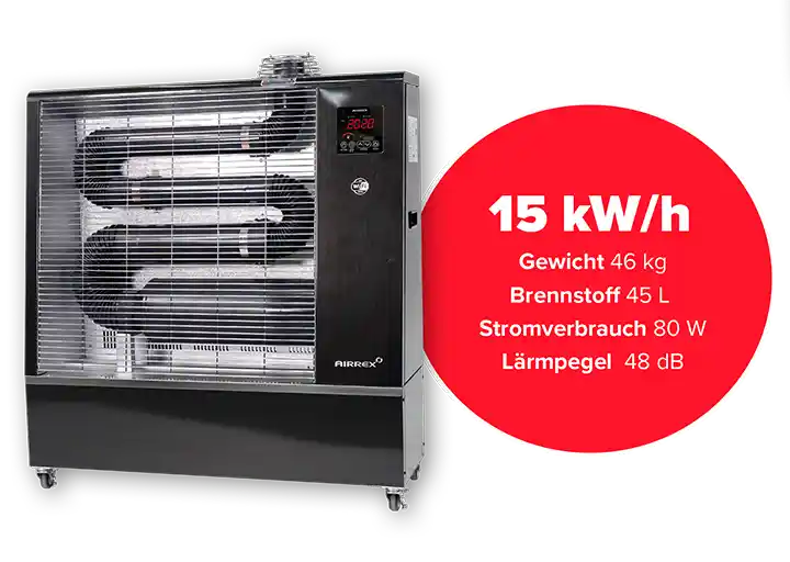 Bioheizgeräte infrarot Airrex - Lichtenfels Schrepfer