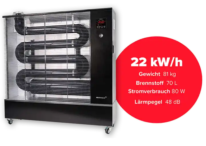 Bioheizgeräte infrarot Airrex - Lichtenfels Schrepfer